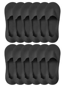 1/4/6/10/12/20 Pairs Thin, Non-Slip, Breathable Ice Silk Invisible Non-Show Socks, Customizable