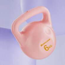 Soft Kettle Bell Water Injection Women's Exercise Buttocks Lifting Tool Fitness Home Sports Shaping Dumbbell Deep Squat Lifting Pot Exercise Equipment [Self Filling Kettle Bell] [Gloves Included] Gym Accessories - Watermelon Pink - View 4