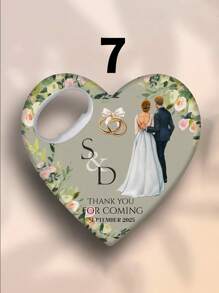 Spersonalizowany otwieracz magnetyczny na upominki ślubne, upominek na wieczór panieński dla gości, otwieracz magnetyczny w kształcie serca na pamiątki ślubne i podziękowania, spersonalizowany upominek, prezent dla ojca, wielofunkcyjny, trwały, ozdobny, wielokrotnego użytku, wykwintny, stylowy, wysokiej jakości, kolorowy, nowoczesny, niestandardowy, spersonalizowany, niepowtarzalny, na Walentynki, na Dzień Matki, na urodziny, na Dzień Ojca, na ukończenie szkoły, na wesela, na parapetówkę, wielofunkcyjny, trwały, ozdobny, wielokrotnego użytku, wykwintny, stylowy, wysokiej jakości, kolorowy, nowoczesny, niestandardowy, spersonalizowany, niepowtarzalny, idealny prezent dla niego, idealny prezent dla niej, dla chłopaka, taty, dziewczyny, mamy, rodziny, przyjaciół, herbaciarni, domu, ogrodu, biura, na rocznice, na Walentynki, na Dzień Matki, na Urodziny, Dzień Ojca, Ukończenie szkoły, Śluby, Parapetówka - Wielokolorowe - Zobacz 11