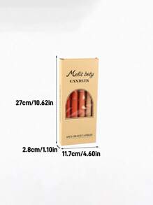 8pcs/4pcs Ombre Color Long Taper Candles (Size: 0.86in*9.84in) / 1pc New Gradient Heart-Shaped Candle, Long Burning Time, Smokeless And Odorless, European Style Decorative Candle, Suitable For Home Living Room/Kitchen/Dining Room/Bedroom, Outdoor/Wedding Candle Decorations, Decorative Candle/Birthday Candle/Best Friend Gifts/Christmas Taper Candle/Party Decorations/Mother's Day/Father's Day, Wedding Decor, Pink Candles - Multicolor - View 10