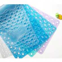 Tapete De Baño Antiderrapante Para Regadera Con Ventosas En Forma De Pies - Multicolor - Ver 6