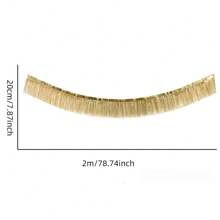 1pc Matte Frosted Rain String Curtain Banner, Wedding Decoration, Birthday Party Hanging Tassel Garland Backdrop, Suitable For Wedding, Birthday, Banquet And Other Party Decorations