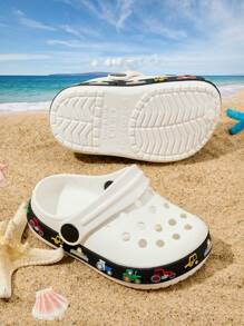 Kids Casual Cute Lightweight Breathable Summer Sandals For Girls And Boys, Beach Shoes - White - View 3