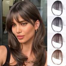 Hair Bangs With Sideburns Synthetic Clip In Hair Extensions Elegant Natural Looking For Daily Use Hair Accessories Hair Piece