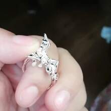 1 pieza Anillo de metal para tejer con gancho, soporte circular ajustable para puntos de tejer, herramienta de costura y manualidades, profesional y práctica