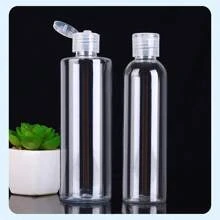 2 Pieces Of 15/20/30/50/80/100/120/150/200/250ml Transparent Plastic Flip Cover Empty Bottles, Liquid Bottles, Cosmetic Sorting Bottles, Travel Bottles Home Bathroom Decor Fall Decor Back To School - Clear - View 7