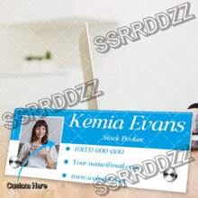 Customized Office Desk Name Plate | Clear Acrylic Desk Sign With Stand | Elegant Personalized Gift With Name And Title Gifts Birthday Graduation - Multicolor - View 26