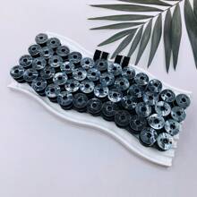 5-100pcs Pack Plastic Bobbins Thread For Household Sewing Machine Polyester Black White