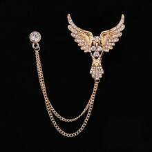 1pc Men's Eagle Wing Tassel Brooch Pin, Business Suit Chest Pin Decoration, Suitable For Hosts, Formal Parties And Banquets - Brooch - View 10