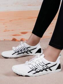 Wide Toe Width Barefoot Style Walking Shoes, Unisex Aqua Shoes Suitable For Men & Women, Water Sports, Swimming Pool, Beach, Boating, Surfing, Yoga