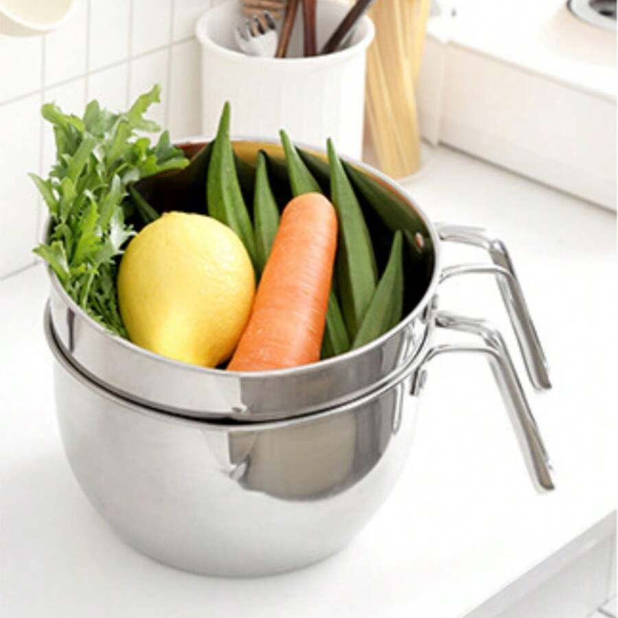 1 pezzo Colino per lavello da cucina con bilancia e manico per appendere, piccoli utensili da cucina per la cottura