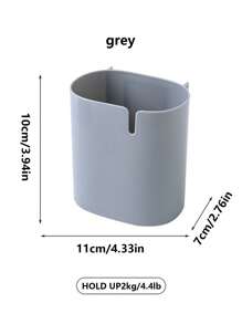 1 件多功能整理桌面、宿舍墙壁、穿孔板、储物展示架、无需钻孔、家庭墙壁、厨房、浴室 - 彩色 - 查看 15