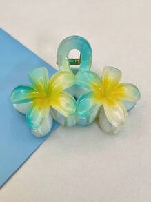 Double-Paired Flossom Clip Candy Gradient Color Flower Hairpin Female Hair Accessories Headdress