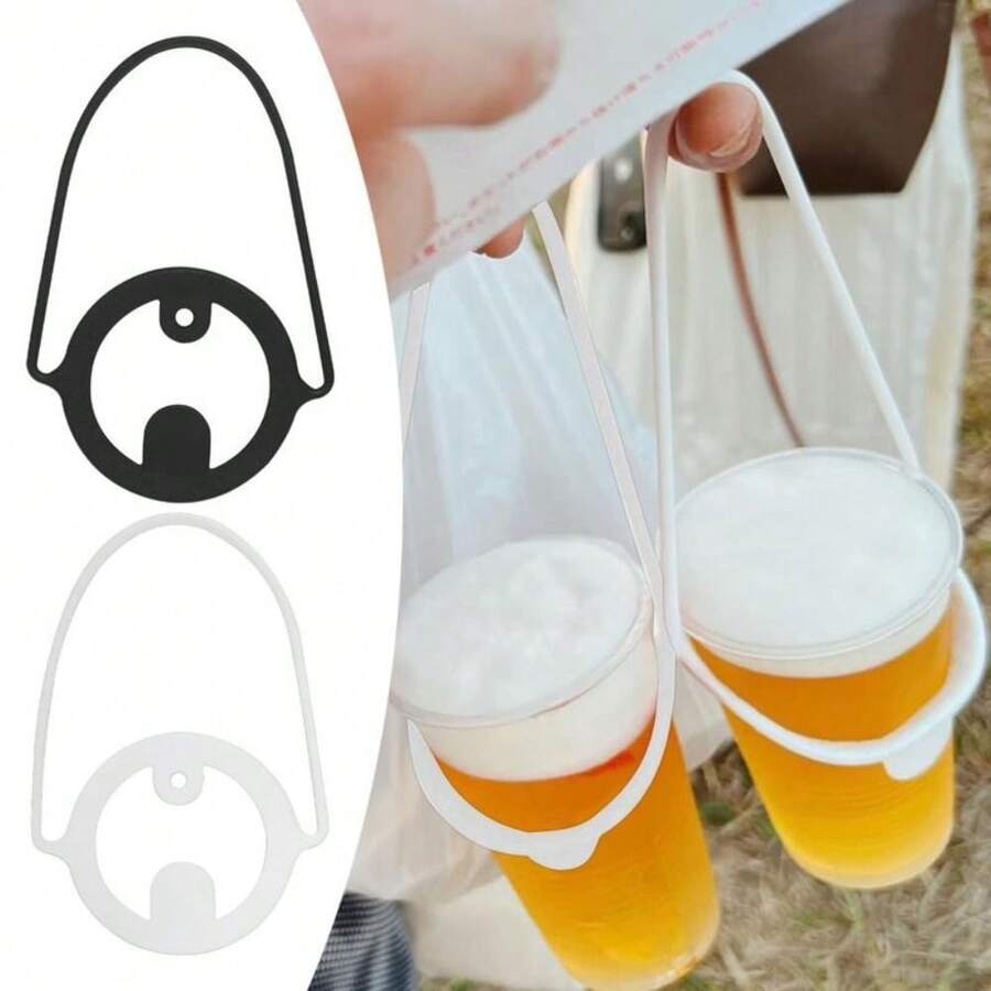 Accessorio portatile in silicone multicolore per tazze da caffè, cinturino con fibbia, porta-tazza, contenitore per bevande, tazza da viaggio, articoli per il ritorno a scuola