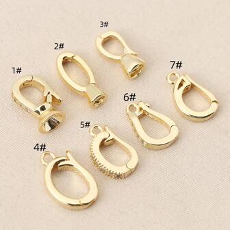 2 件时尚多款式通用扣 DIY 半成品手工珠宝配件