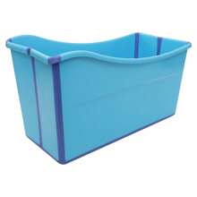 Rainaut Large Foldable Bathtub For Collapsible Bathtub Portable Bath Tub Lightweight For Adult, Capacity: About 150L/39.63ga, 97*47cm/38.19*18.5in, Bathroom Decor Summer Back To School - Blue - View 6