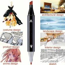 [12/24/30/36/40/48/60/80/100/120/168/204/262] colores Bolígrafos de marcador metálico Touchhero, colores vibrantes, punta fina - Multifuncional para pintar piedras, arte, vidrio y manualidades de regreso a la escuela
