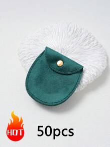 1 pieza/10 piezas/50 piezas Bolsa de terciopelo, bolsa de empaquetado de joyería, bolsas de regalo para joyas, bolsas para obsequios de boda y cumpleaños, bolsas para dulces, aretes, pulseras, collares, pequeños organizadores elegantes, bolsas para envolver regalos para fiesta, vacaciones