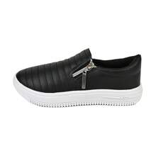 Girls' Low-Top Zipper Back To School Sneakers