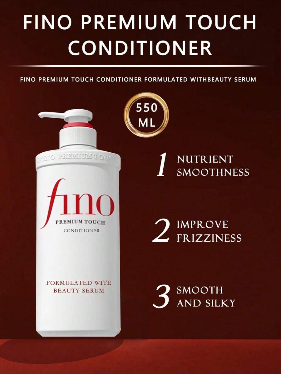 Fino Moisturizing Beauty Liquid 550ml &  Nourishing Shampoo 550ml - 550ml#Conditioner - View 1