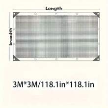1 Stück Farbiges gestreiftes atmungsaktives Sonnenschutz-Netz - Plastik Outdoor-Beschattungsgewebe für Terrasse, Picknick, Carport, Garten, Balkon und Korridor Kühlendes Sonnensegel - Verschiedenfarbig - Übersicht 15
