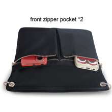 1 pieza Bolso de hombro casual para mujer, bolso bandolera cruzado de nailon resistente al agua con múltiples bolsillos, bolso de bandolera de moda