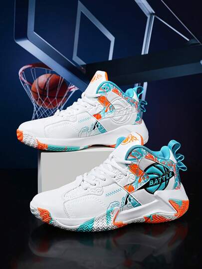 Chaussures de basketball ultra-légères à semelle épaisse, nouveauté printemps 2025. Grandes tailles pour femmes. Chaussures de sport casual extérieur antidérapantes et résistantes à l'usure. Chaussures de course souples et confortables, avec absorption des chocs et rebond. Chaussures de randonnée décontractées, à motif irrégulier aléatoire.
