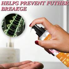 Goiple 四合一角蛋白护发精华，专为分叉、干燥、受损发质设计，蕴含摩洛哥阿甘油；热保护喷雾，有效抵御热损伤；免洗保湿护发喷雾，富含精油，强韧发丝，抚平毛躁，增添光泽，令秀发柔软亮泽，散发玫瑰香气。 - 粉色 - 查看 5