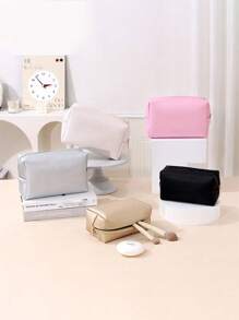 1 件便携式旅行化妆包，女士防水化妆包，带隔层，大容量洗漱用品收纳包，PU 皮革，适合女性、母亲、学生、宿舍、海滩、邮轮旅行、暑假必备的礼物 - 彩色 - 查看 10