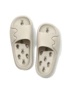 Cartoon Hollow Out Bathroom Slippers, Unisex 2025 New Indoor Home Cute Rabbit Waterproof Anti-Slip Deodorizing Shower Sandals For Men