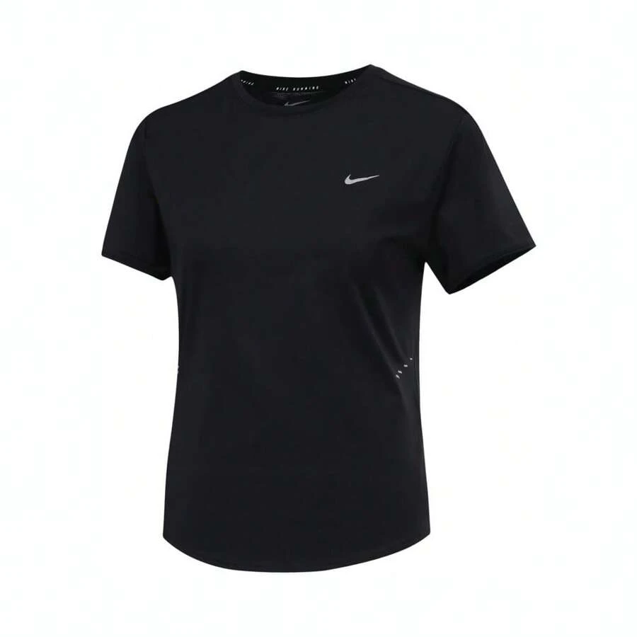 Nike 2025 Women's Nike DF Short Sleeve T-Shirt, Knitted Collar-Less THM9699-010