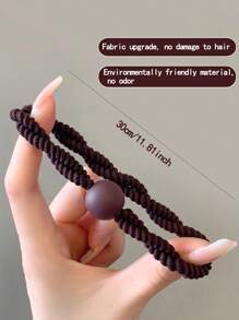 10pcs/5pcs Multicolor High Elasticity Hair Ties, Damage-Free, Suitable For High Ponytails, Long-Lasting,Hair Accessories,Hair Rope, Hair Bobbles