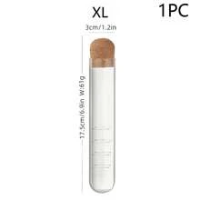 1pc/4pcs/6pcs/8pcs Transparent Glass Tea Infuser Creative Test Tube Tea Strainer