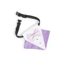 1 件时尚宠物项圈，配有耀眼的蝴蝶结领结，时尚的英国正式围巾，适合猫狗 - 彩色 - 查看 7