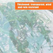 8x10 FT Clear Waterproof Tarps Heavy Duty Outdoor Garden Rainproof Covering,Transparent Vinyl Tarp For Covering Henhouse Porch Canopy Plant Camping - 8*10 FT - View 9