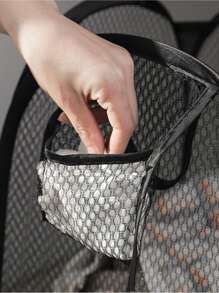 2pcs/1pc Breathable Mesh Dirty Clothes Laundry Basket, Foldable Home Storage Bin For Toys