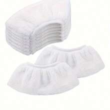 8pcs Ultra-Soft Microfiber Steam Mop Pads - Washable & Reusable, Compatible With Karche-R SC1/SC2/SC3/SC4 Models For Efficient Cleaning In Living Room, Bedroom, Bathroom