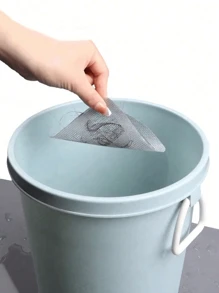 50pcs/30pcs/10pcs/5pcs Disposable Bathroom Sink Hair Catcher, Self-Adhesive Drain Cover, Reusable Shower And Bathtub Hair Catcher, Easy To Install Drain Filter Stickers For Kitchen Sink, Laundry Room, Effectively Block Hair And Prevent Insects, Bathroom Cleaning, Disposable