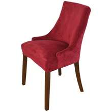 1pc Solid Color Velvet Stretch Armchair Slipcover, Modern Minimalist Dust-Proof, Stain-Resistant Recliner Chair Cover, Suitable For Living Room, Study, Dining Room, Home, Bedroom Decor, All Seasons - Multicolor - View 2