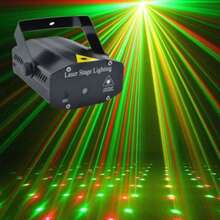 Emslaser 1 件铝合金红绿激光灯带支架，语音控制迪斯科球舞台灯适用于派对装饰、室内聚会、舞蹈、生日、圣诞节、酒吧、俱乐部 - 07滿天星雷射燈黑殼 - 查看 2