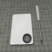 1pc/2pcs Makeup Palette, Makeup Artist Palette, Lipstick Makeup, Beauty Foundation Palette, Blackhead Remover, Pore Cleansing Tool, Stainless Steel Foundation Spatula, Makeup Artist Foundation Scraper, Face Scraper, 5pcs/10pcs Palette, Palette Stick Storage Bag Set Of 2,Makeup,Cheap,Room Decor,Vanity,Travel,Bedroom,Makeup Accessories