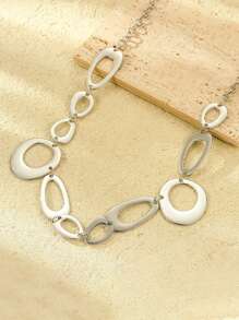 金属环腰链时尚简约身体链女士连衣裙配饰腰带裤链