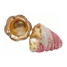 Cute Ice Cream Rhinestone Clutch Diamond Crystal Purse Evening Bags