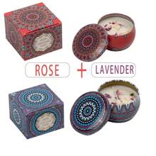 20 Scents- 9pcs/4pcs/1pc Aromatherapy Candles, Vases Candles, Homemade Soy Candle Cups, Vases, And Candles In Homemade Soy Candle Cups Are Perfect, Perfect Gift For Family And Friends, Tin Cans Of Aromatherapy Candles, For Birthday, Valentine's Day Or Mother's Day Travel, Aromatherapy Gift Box,Christmas Decorations,Christmas Decor, Valentine's Day New Year Christmas Gift Gifts Graduation