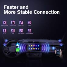 Haudio 2 Din Touchscreen  General Car Stereo CarPlay Wireless Android Auto,9 Inch Radio Multimedia With GPS Navigation Hands Free Calling WiFi FM SWC USB, Bluetooth Car Audio Receiver,1280*720 HD OLED Touch Screen - D - 查看 2