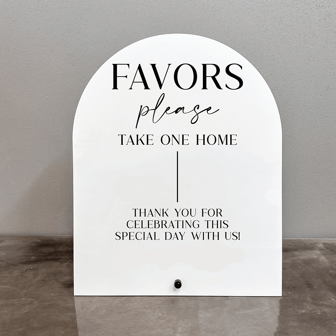 1pc Favors Acrylic Sign, Favors Please Take One Home Sign, Wedding Favors Sign, Wedding Favors Acrylic Sign, Take One Per Couple Sign Gifts Birthday Graduation Birthday Decorations Party Decorations Bachelorette Summer Beach Back To School School Supplies Room Decor