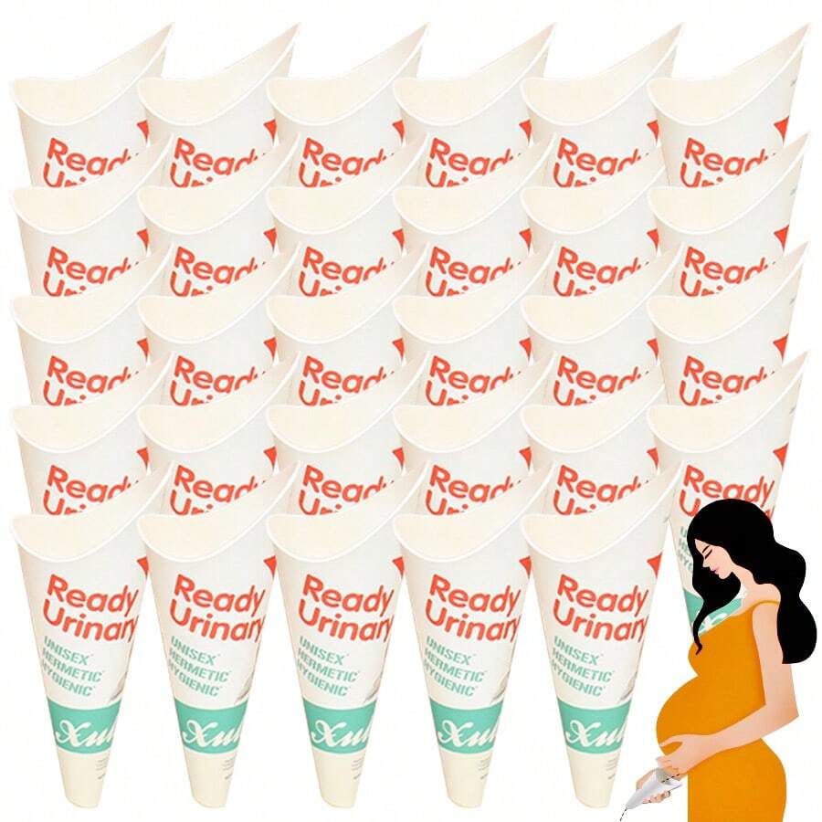 6-20件装绿色款式纸尿壶女士户外应急站立小便器孕妇防蹲便携式小便器 - 彩色 - 查看 1