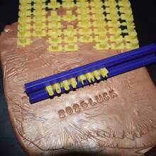 Alphabet Stamp Set For Soft Clay Crafting Ceramic Pottery Tool Number Letter Stamp For Polymer Clay Jewelry Diy Message Brand Logo Text Emboss Seal Tool Art Hobby Create Personalized Designs With Ease - Letter Stamp - View 11