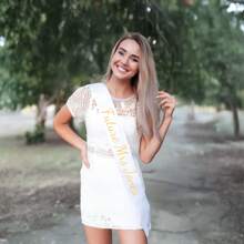 Personalized Bride Sash With Hair Bow Set Bride To Be Sash Future Mrs Sash Bachelorette Sash Bridal Shower Gift For The Bride Gift Bride To Be Gift Bachelorette Party Decorations White Hair Bow - Bride To Be Bridal Shower Gift Bridesmaid Favors - Multicolor - View 4