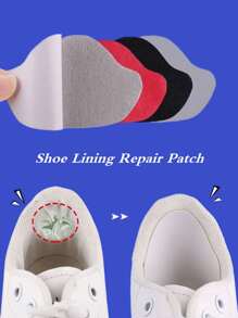 4-10pcs Shoe Lining Adhesive Pads, Self-Adhesive Shoe Heel Protector Patch For Sports Shoes, High Heels, All Types Of Shoes, Washable And Non-Damaging